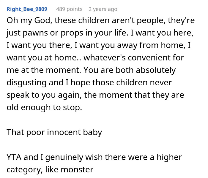 Text post showing a user criticizing a woman who asks stepchildren to attend home or boarding school. Text post showing a user criticizing a woman who asks stepchildren to attend home or boarding school.