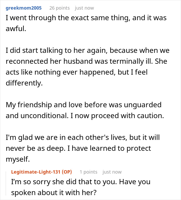 User sharing experience about best friend no contact returns and learning to protect themselves after reconnecting. User sharing experience about best friend no contact returns and learning to protect themselves after reconnecting.