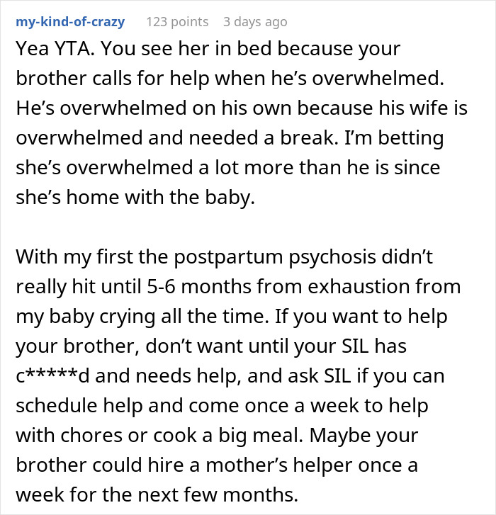 Text conversation about a stay-at-home mom overwhelmed with postpartum psychosis and the need for family support. Text conversation about a stay-at-home mom overwhelmed with postpartum psychosis and the need for family support.