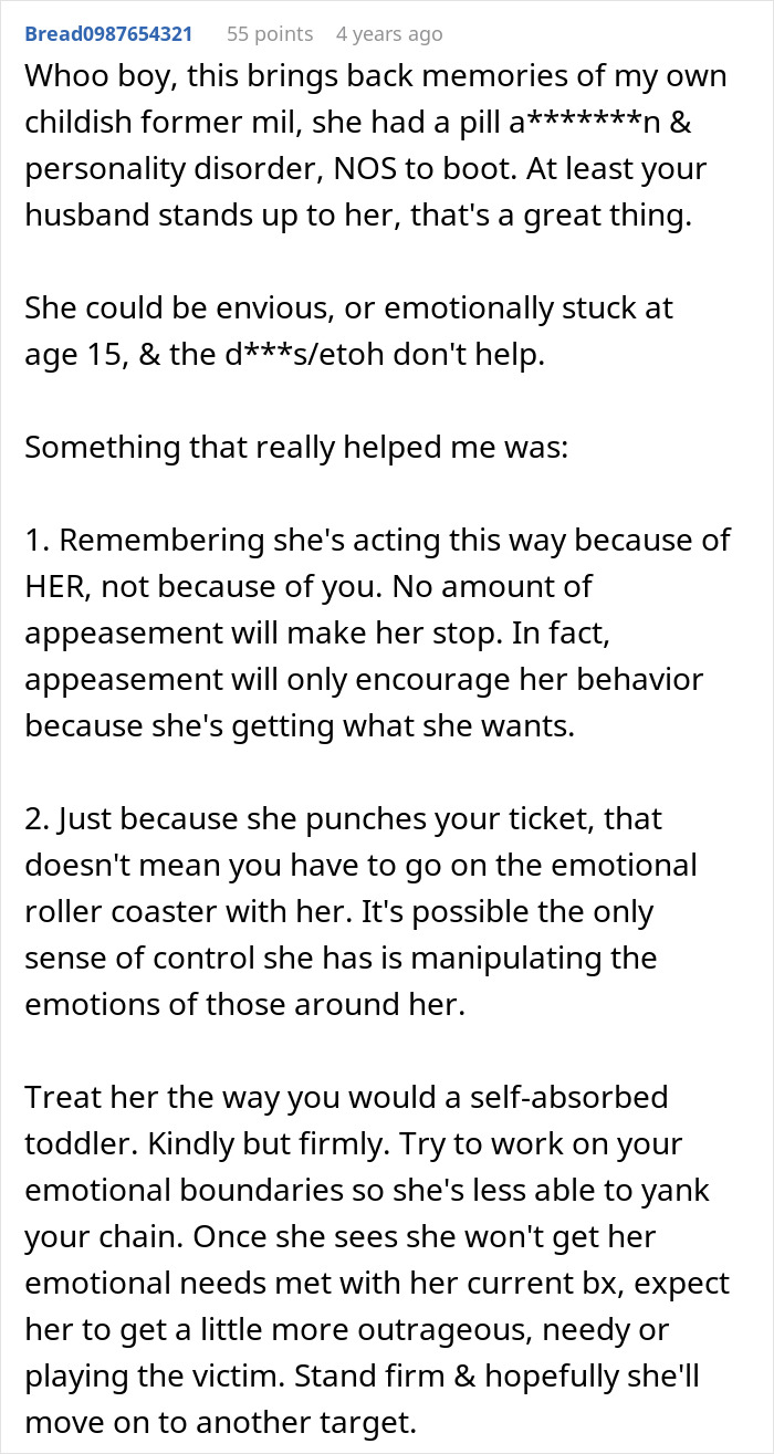 Text post discussing emotional manipulation and boundary setting with a difficult mother ruining a wedding day. Text post discussing emotional manipulation and boundary setting with a difficult mother ruining a wedding day.