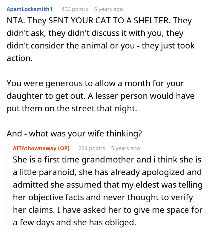Pregnant Daughter Decides To Put Dad’s Cat In A Shelter Because Of Her Baby’s Safety, Gets Kicked Out Pregnant Daughter Decides To Put Dad’s Cat In A Shelter Because Of Her Baby’s Safety, Gets Kicked Out