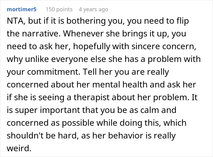 Commenter advises flipping the narrative when mocked for doing 20K steps per day and staying committed despite SIL criticism. Commenter advises flipping the narrative when mocked for doing 20K steps per day and staying committed despite SIL criticism.
