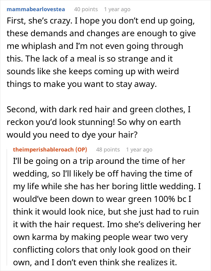 Ginger Woman Stunned After BF's Sis Wants Her To Dye Her Hair Black For The Wedding, Says No Way Ginger Woman Stunned After BF's Sis Wants Her To Dye Her Hair Black For The Wedding, Says No Way