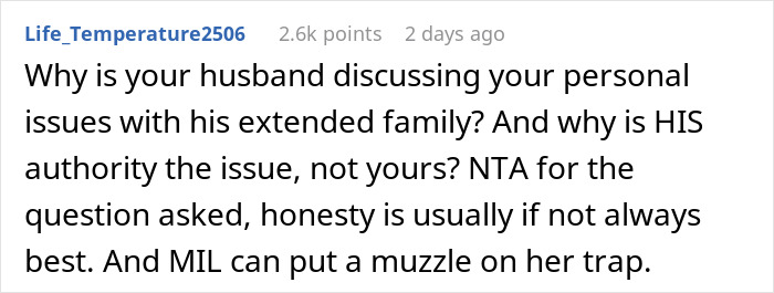 Screenshot of a Reddit comment discussing a man’s reaction to his teen daughter’s relationship and family dynamics.