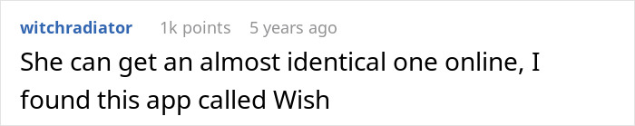 Comment on a forum post discussing a sister surprised that a woman remade her wedding dress instead of giving it to her. Comment on a forum post discussing a sister surprised that a woman remade her wedding dress instead of giving it to her.