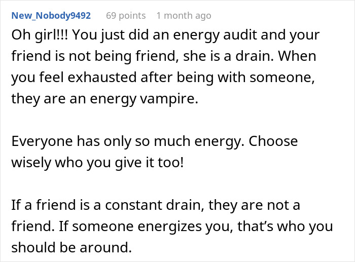 Comment discussing an irresponsible friend making bad decisions and the impact on their bestie after pregnancy news. Comment discussing an irresponsible friend making bad decisions and the impact on their bestie after pregnancy news.