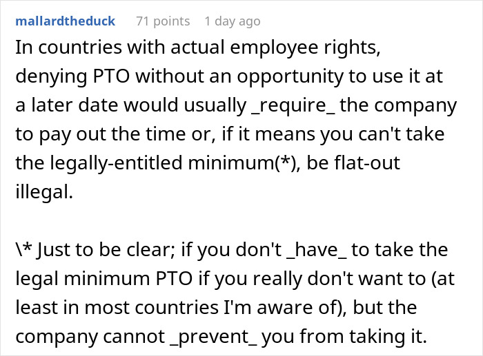 Office Left In Chaos After Ridiculous PTO Rules Are Announced: "Our Calendar Looked Like Cheese" Office Left In Chaos After Ridiculous PTO Rules Are Announced: "Our Calendar Looked Like Cheese"