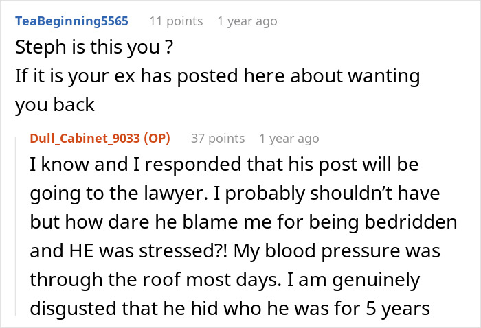 Screenshot of an online forum discussing a man cheating while wife is pregnant and postpartum, causing relationship conflict. Screenshot of an online forum discussing a man cheating while wife is pregnant and postpartum, causing relationship conflict.