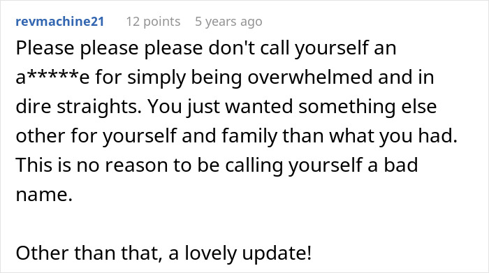 Comment expressing support for father overwhelmed by financial struggles and wanting to cancel Christmas for family.