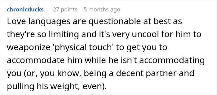 Comment discussing how treating a wife like a servant affects attraction and relationship dynamics negatively. Comment discussing how treating a wife like a servant affects attraction and relationship dynamics negatively.