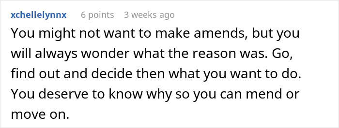 Comment about best friend no contact returns, reflecting on wanting to know the reason to mend or move on. Comment about best friend no contact returns, reflecting on wanting to know the reason to mend or move on.