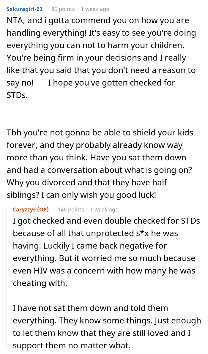 Screenshot of an online forum discussing blended family Christmas challenges and in-laws&rsquo; reactions after refusal to host event.
