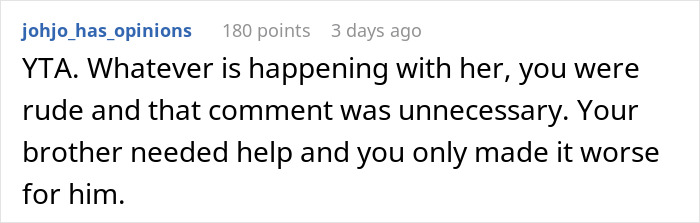 Screenshot of a Reddit comment discussing the reality check about being a stay-at-home mom versus stay-in-bed mom.