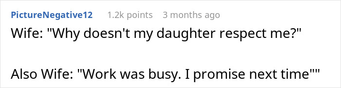 Screenshot of a social media post showing a husband feeling hurt as his wife prioritizes work over their 10-year-old child. Screenshot of a social media post showing a husband feeling hurt as his wife prioritizes work over their 10-year-old child.