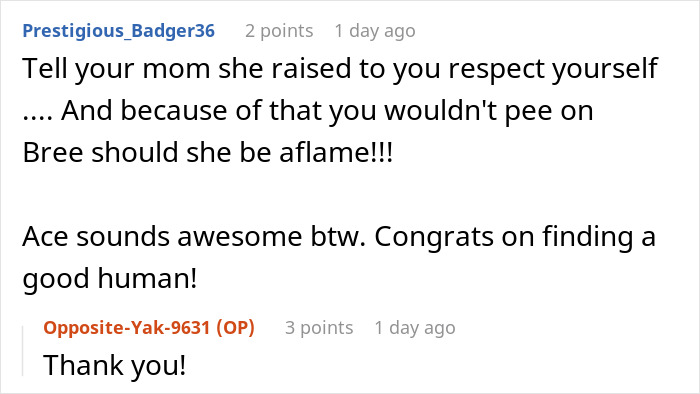 Reddit comments about a woman’s Thanksgiving feelings and what her sister-in-law thinks of her.