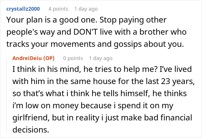 Man Realizes He’s Funding His Family’s Lifestyle After They Can’t Stop Hating On His GF Man Realizes He’s Funding His Family’s Lifestyle After They Can’t Stop Hating On His GF