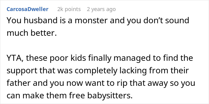 Woman asking stepchildren about home and boarding school decisions in a tense family conversation setting. Woman asking stepchildren about home and boarding school decisions in a tense family conversation setting.