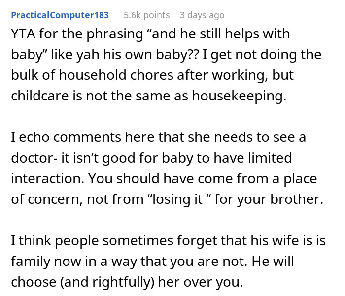 Reddit comment discussing stay-at-home mom reality check and household chores versus childcare responsibilities. Reddit comment discussing stay-at-home mom reality check and household chores versus childcare responsibilities.
