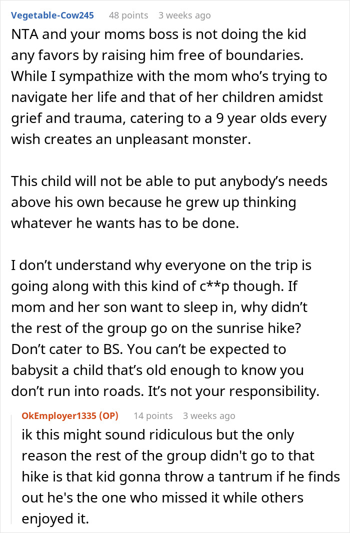 Online discussion about a teen blamed for not stopping a kid from running into traffic and related responsibility debate.