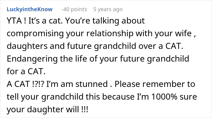 Pregnant Daughter Decides To Put Dad’s Cat In A Shelter Because Of Her Baby’s Safety, Gets Kicked Out Pregnant Daughter Decides To Put Dad’s Cat In A Shelter Because Of Her Baby’s Safety, Gets Kicked Out