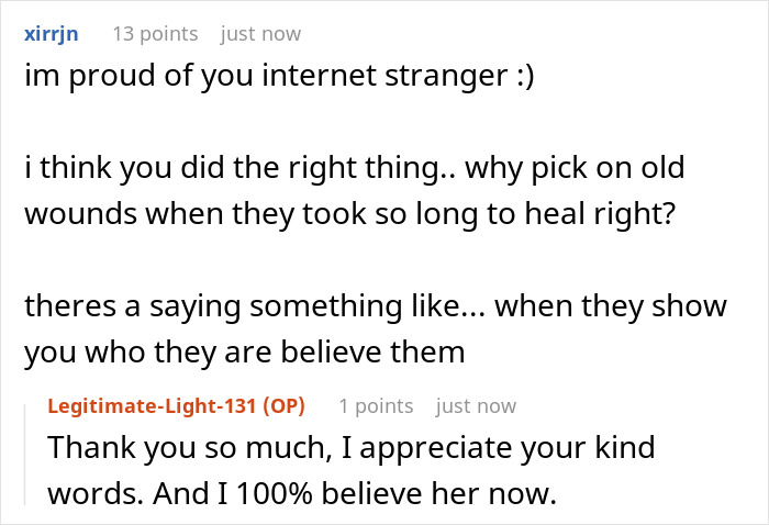Screenshot of a supportive online conversation about best friend no contact returns and healing from old wounds. Screenshot of a supportive online conversation about best friend no contact returns and healing from old wounds.