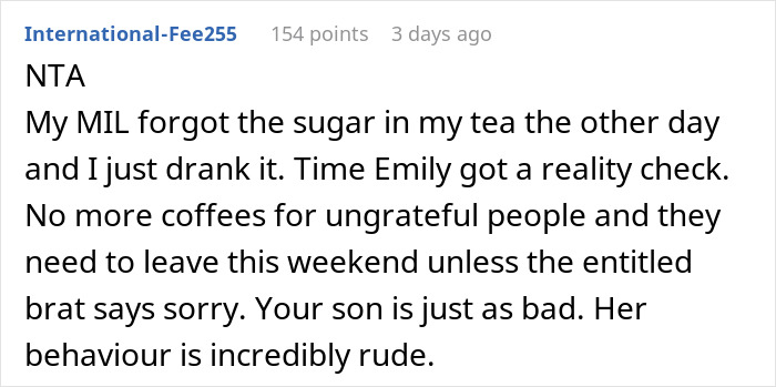 Comment about MIL offering to make morning coffee for DIL but ignoring instructions after she demands fancy recipe. Comment about MIL offering to make morning coffee for DIL but ignoring instructions after she demands fancy recipe.