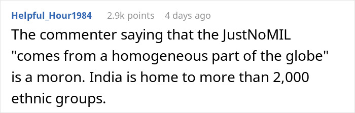 Commenter discussing Indian grandmother demanding DNA test, questioning baby’s skin tone and ethnic diversity in India. Commenter discussing Indian grandmother demanding DNA test, questioning baby’s skin tone and ethnic diversity in India.