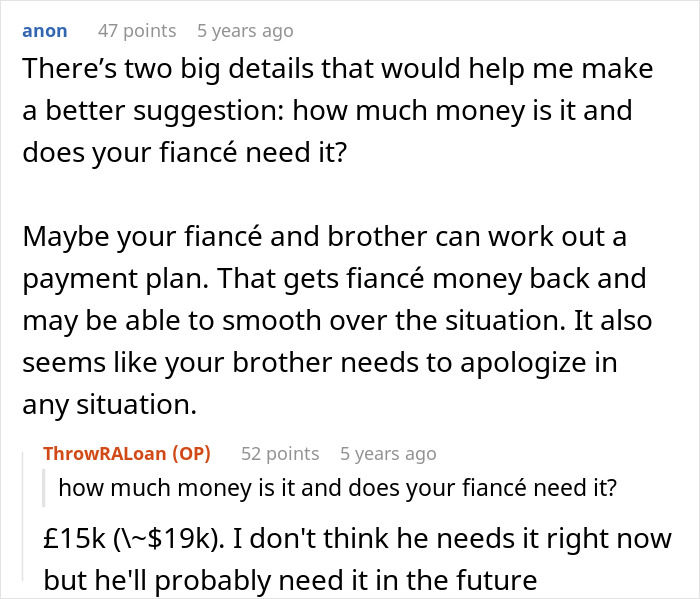 Text conversation discussing fiancé threatening legal action against bride’s brother and family considering calling off wedding. Text conversation discussing fiancé threatening legal action against bride’s brother and family considering calling off wedding.