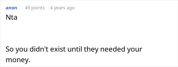 Comment on a woman suing her half-brother over family health fund refusal for her plastic surgeries. Comment on a woman suing her half-brother over family health fund refusal for her plastic surgeries.