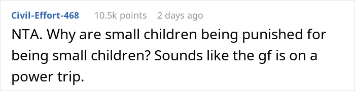 Comment about a lady going on a power trip while punishing small children, causing Halloween conflict with their angry mom. Comment about a lady going on a power trip while punishing small children, causing Halloween conflict with their angry mom.