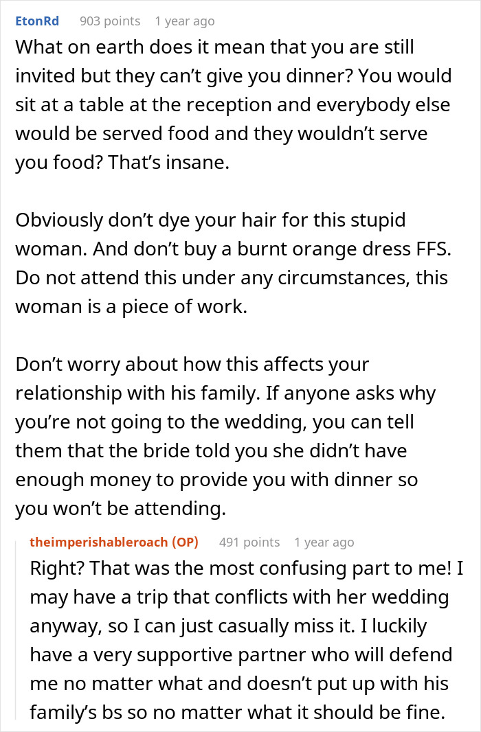 Ginger Woman Stunned After BF's Sis Wants Her To Dye Her Hair Black For The Wedding, Says No Way Ginger Woman Stunned After BF's Sis Wants Her To Dye Her Hair Black For The Wedding, Says No Way