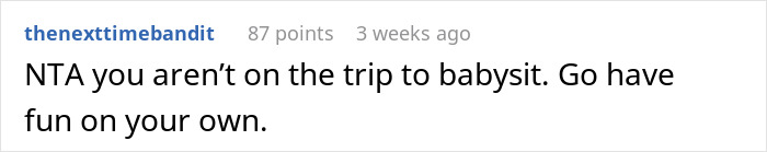 Screenshot of an online comment defending a teen blamed for not stopping a kid from running into traffic.