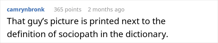 Screenshot of a Reddit comment about a guy's picture humorously linked to the definition of sociopath in the dictionary. Screenshot of a Reddit comment about a guy's picture humorously linked to the definition of sociopath in the dictionary.