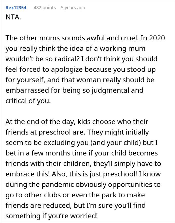 Preschool Moms Judge Busy Lady For Not Dropping Her Kid Off, She Ends Up Embarrassing One Of Them