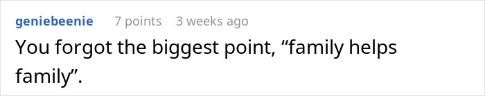 Comment on a forum discussing a brother using sister’s credit card without permission, debating family trust and disputes. Comment on a forum discussing a brother using sister’s credit card without permission, debating family trust and disputes.