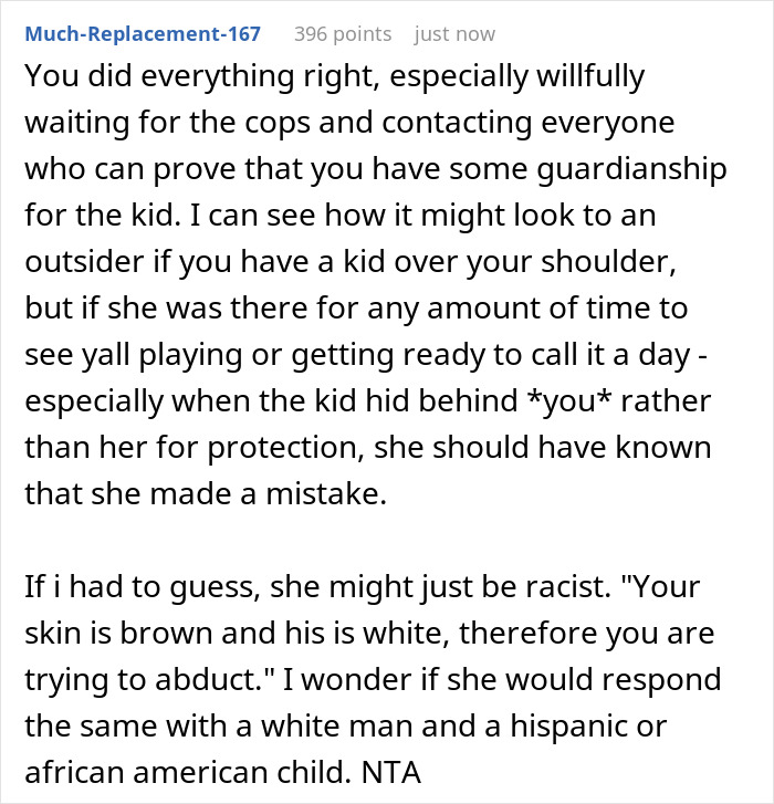 Judgy Karen Tries To Grab White Kid From Hispanic Man, Learns A Lesson After Law Enforcement Arrives