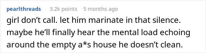 Text post reading man treating wife like his servant, highlighting mental load and lack of attraction in a troubled relationship. Text post reading man treating wife like his servant, highlighting mental load and lack of attraction in a troubled relationship.