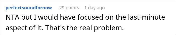 Screenshot of a Reddit comment discussing a guy who thinks his girlfriend's son is a free babysitter and snaps.