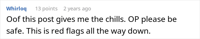 Screenshot of a Reddit comment highlighting concerns about a man lying about getting a master’s degree. Screenshot of a Reddit comment highlighting concerns about a man lying about getting a master’s degree.