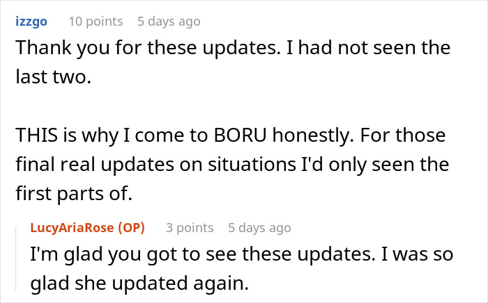 Screenshot of a forum conversation about a woman’s pregnancy obsession linked to a life-threatening medical condition. Screenshot of a forum conversation about a woman’s pregnancy obsession linked to a life-threatening medical condition.