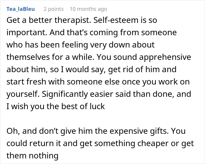 Woman buys expensive gifts for boyfriend&rsquo;s kids but is told she cannot spend Christmas with them.