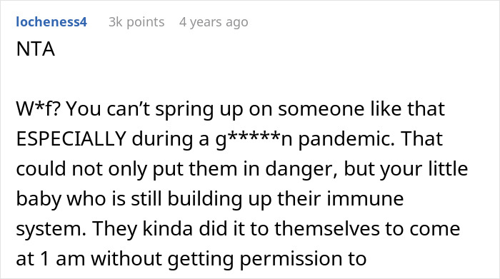 Family surprises man on Christmas by arriving at 1 a.m., causing unexpected conflict and getting kicked out instead. Family surprises man on Christmas by arriving at 1 a.m., causing unexpected conflict and getting kicked out instead.