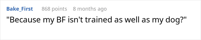 User comment on Disneyland security questions why disabled woman brought a service dog, stating her boyfriend isn’t trained as well as her dog. User comment on Disneyland security questions why disabled woman brought a service dog, stating her boyfriend isn’t trained as well as her dog.