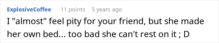 Screenshot of a Reddit comment discussing a friend who doesn’t understand why she can’t bring her clingy children on vacation. Screenshot of a Reddit comment discussing a friend who doesn’t understand why she can’t bring her clingy children on vacation.