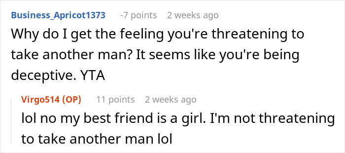 Online discussion about family vacation conflict, husband prioritizing business, and wife threatening solo trip.