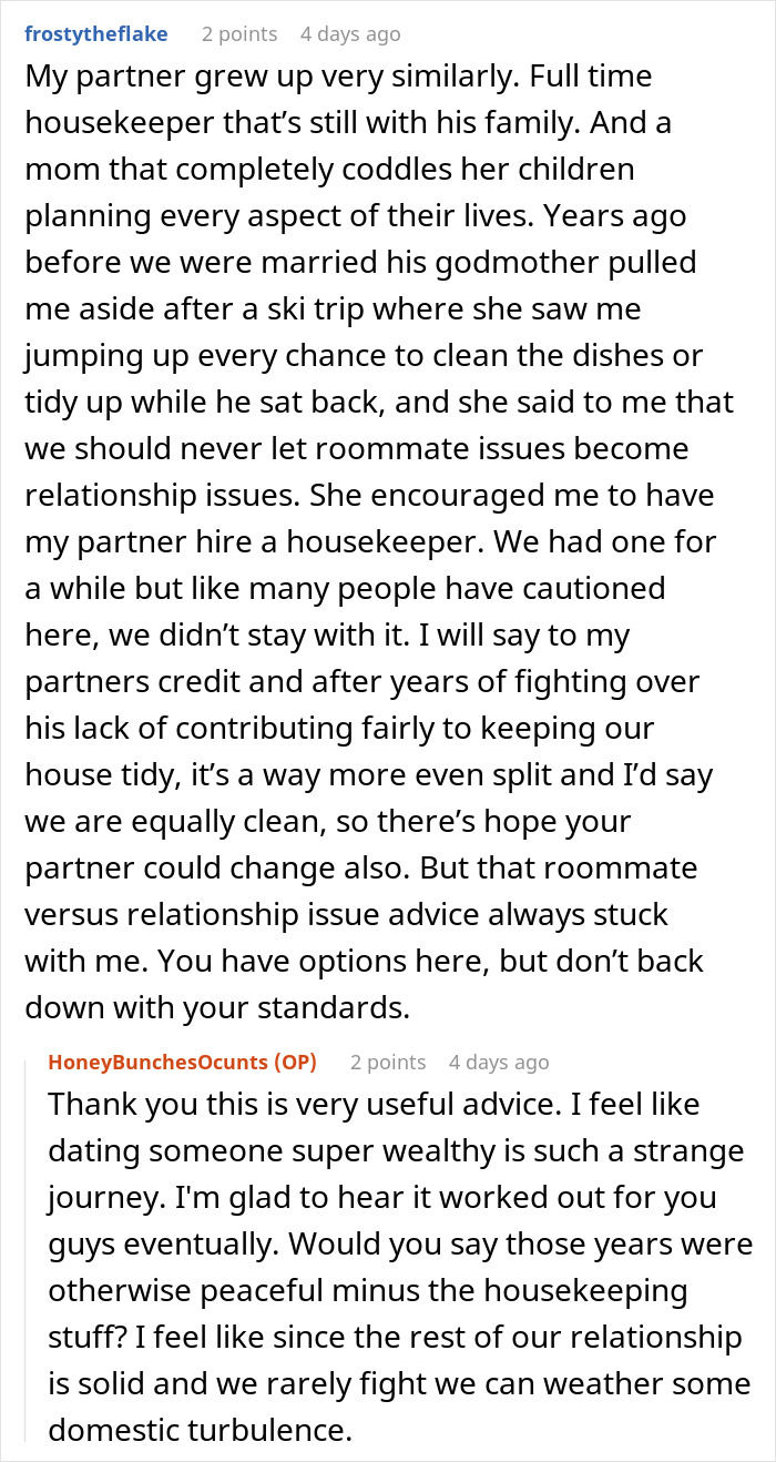 Reddit conversation about uneasy feelings moving in together and concerns about turning into a mommy maid in the relationship. Reddit conversation about uneasy feelings moving in together and concerns about turning into a mommy maid in the relationship.