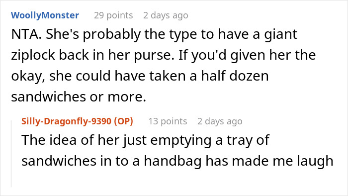 Online discussion about an entitled mother raising hell after being denied entrance at a private party.