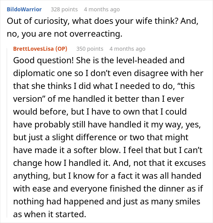 Screenshot of a Reddit conversation about a rich man refusing to pay for a cake his sister-in-law ordered secretly. Screenshot of a Reddit conversation about a rich man refusing to pay for a cake his sister-in-law ordered secretly.