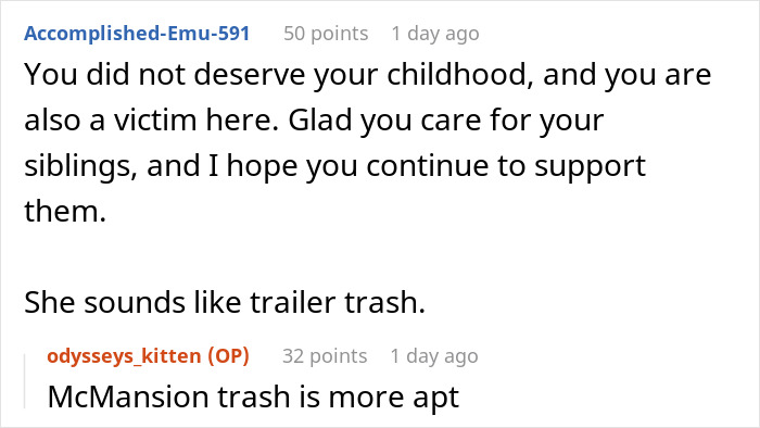 Red wine bottle pouring glass of wine symbolizing evil stepmom’s failed life while stepdaughter observes poetic justice.