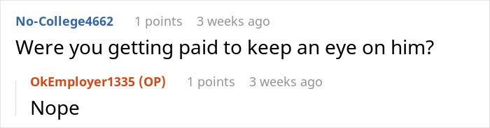 Screenshot of a Reddit comment thread where a teen is questioned about not stopping a kid from running into traffic.